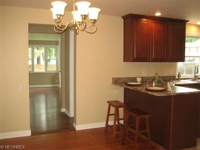 Dining Room is open to Kitchen and the Living Room