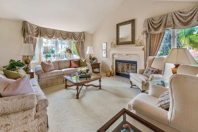 Large Living Room with Fireplace. Lots of natural 