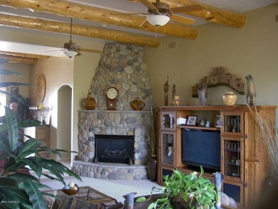 Great room with 12 ft. ceilings.