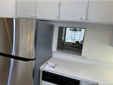 Pass Thru From Kitchen Next  to Newer SS Refrigera