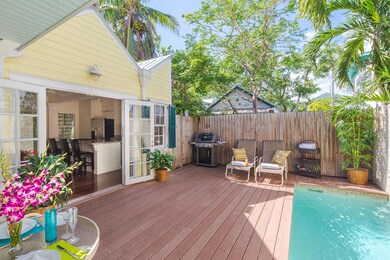 Pool patio and Flowers