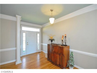 Foyer - The FOYER is welcoming with sidelights and