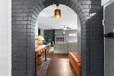 Bathroom featuring hardwood / wood-style floors, 