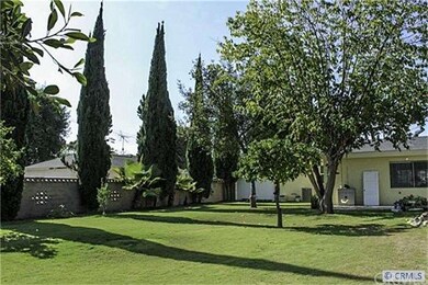 Large backyard.