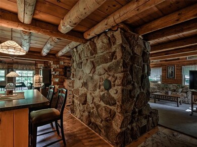 The house is centered around a...