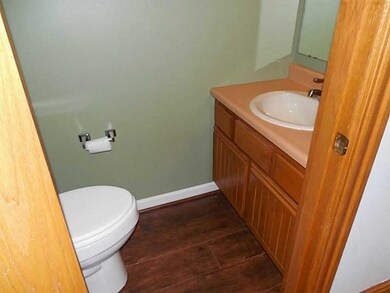 Partial Bath. On the main level, between the kitch