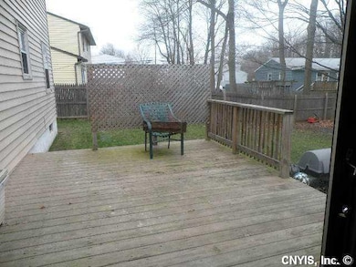 Exterior Front Deck off of three season room