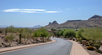 Looking west on Miravista at Camelback