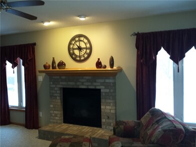 Family Room. Gas Fireplace.