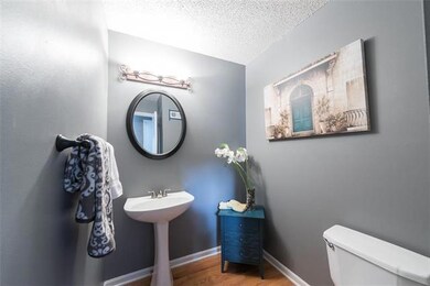 Functional half bath on the main level