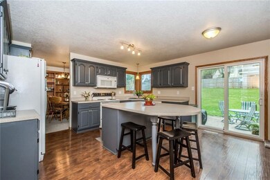 Extended Kitchen Island.