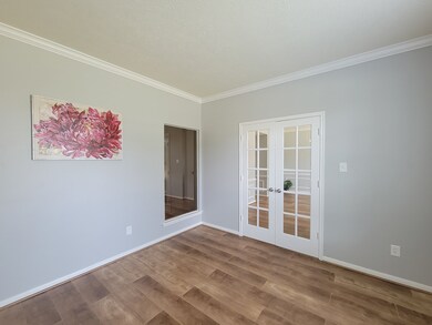 Private Study with French Doors.