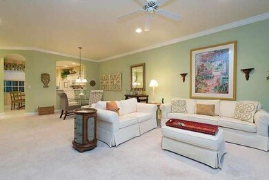 Great room and dining area