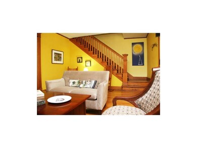 Living Room and Beautiful Staircase