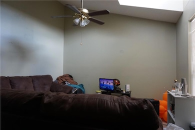 Living Room with vaulted  ceilings