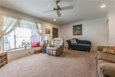 Family Room with Bay Window