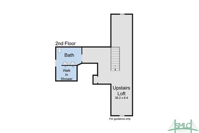 Upstairs floor plan