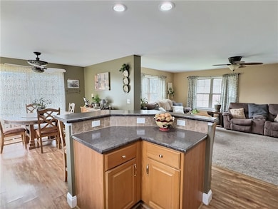 Kitchen Image 3 View into Dining and Living Rooms