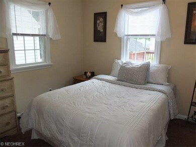 Bedroom 2 on the main floor.