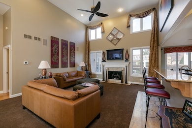2 story center familyroom