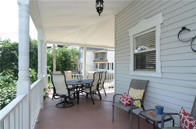 Entertain on the large wrap around porch!