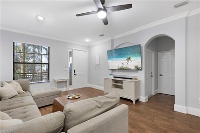 Just off this living room space is the utility roo