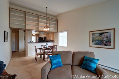 Living Room with extra shelving