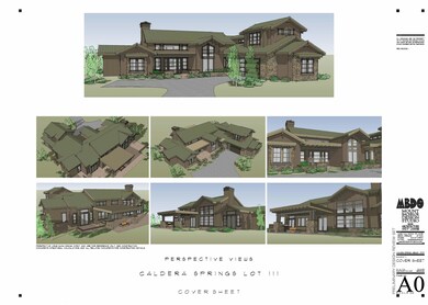 Home Plan Cover Sheet