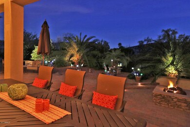 Rear Yard Night View 6