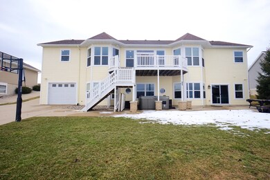 Rear View/Hot Tub