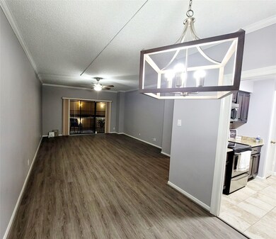 Large living space open to the dining area