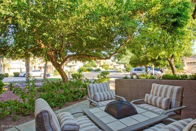 mature landscaping