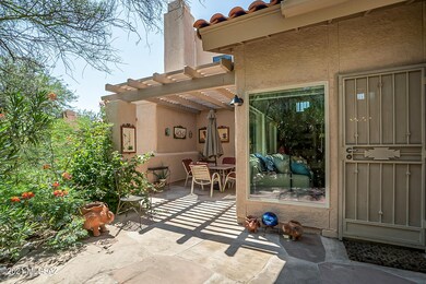 Private shaded patio