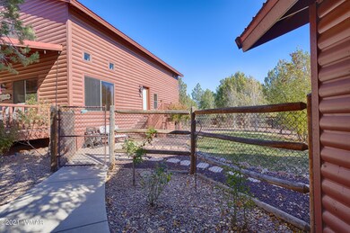 Fenced side yard