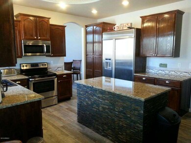Kitchen view with New Appliances