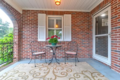 Inviting front porch