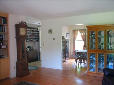 Living room with fireplace