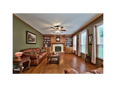 GAS FIREPLACE WITH TILE SURROUND