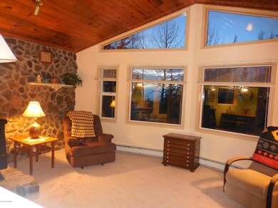 Evening View/Living Room w/view to Inlet