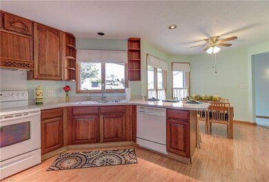 Breakfast bar plus room for a small table and 4 ch