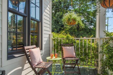 Cozy front porch