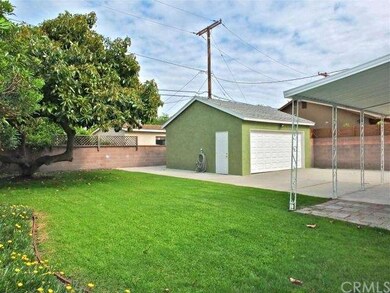 Big, private backyard with covered patio