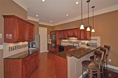 Built-in appliances, nice sized pantry and bar sto