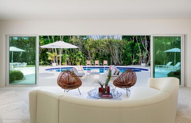 Living Room Overlooking Pool