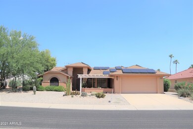 Front of Home with Solar Panels