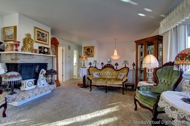 Living and Fireplace