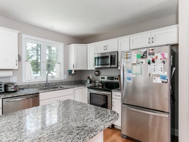 Gleaming granite counter tops