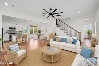 Coastal Serenity in Open Concept Home