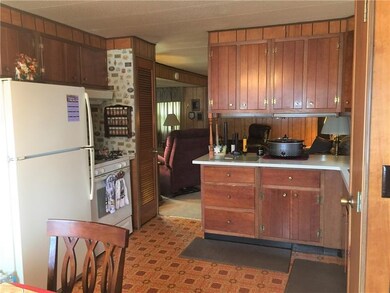 Kitchen open to living room
