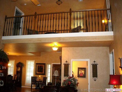 View from the living to upstairs landing